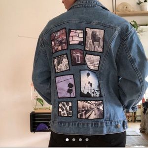 Forever 21 patched denim jacket
